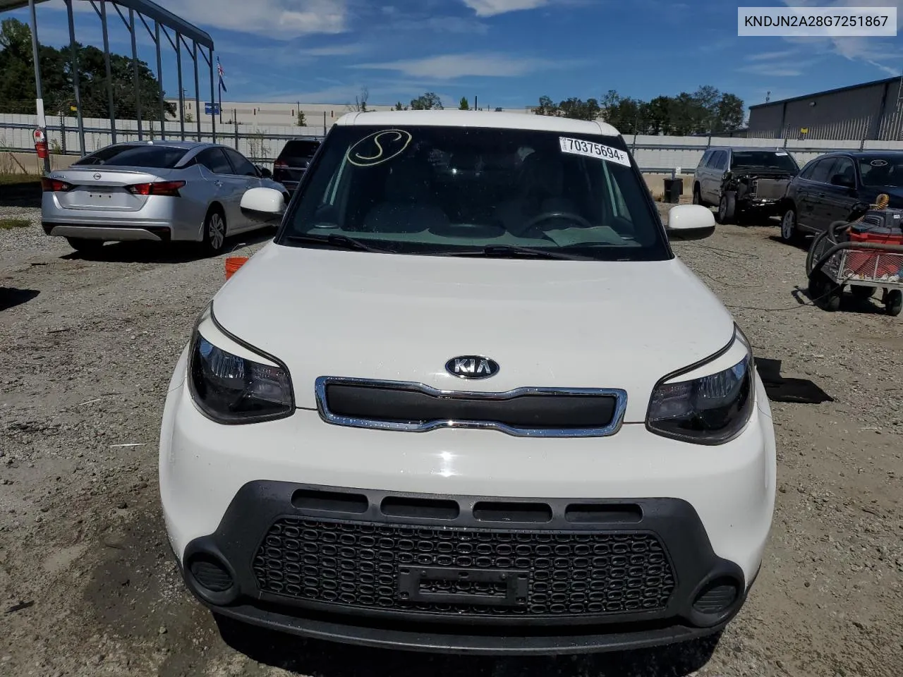 2016 Kia Soul VIN: KNDJN2A28G7251867 Lot: 70375694