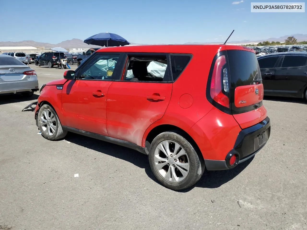 2016 Kia Soul + VIN: KNDJP3A58G7828732 Lot: 70402134