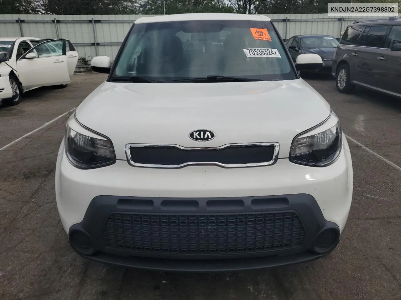 2016 Kia Soul VIN: KNDJN2A22G7398802 Lot: 70536324