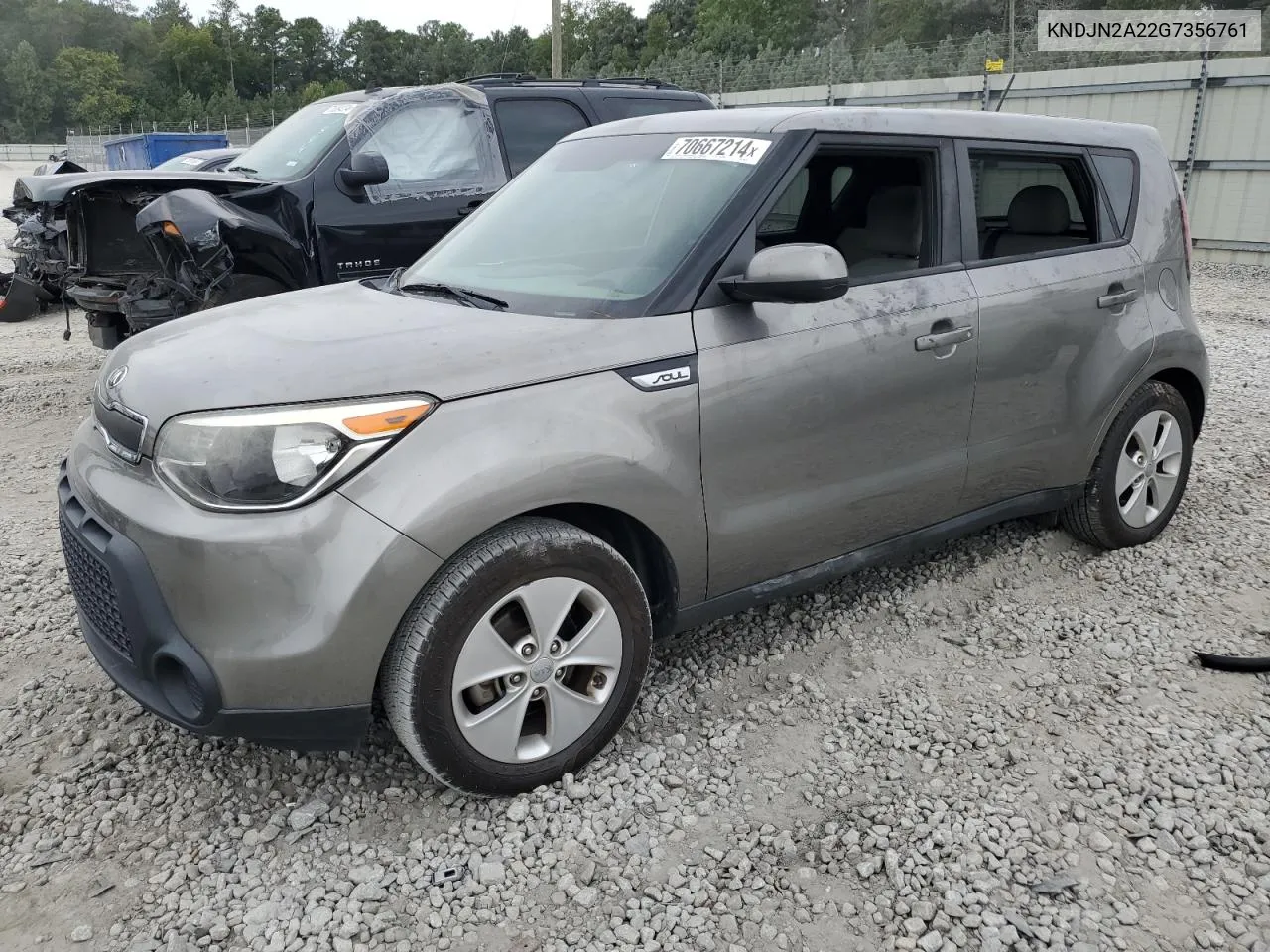 2016 Kia Soul VIN: KNDJN2A22G7356761 Lot: 70667214