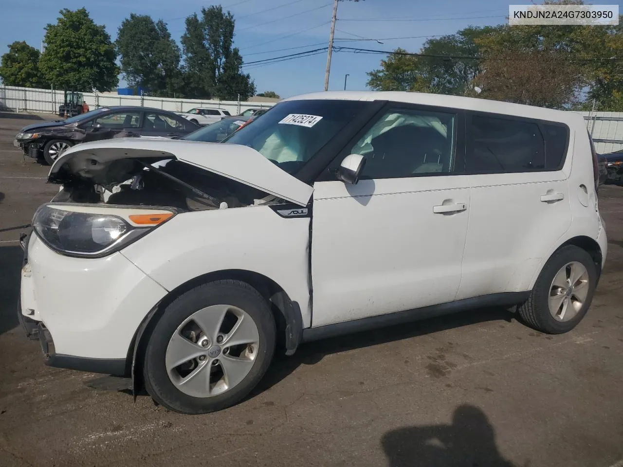 2016 Kia Soul VIN: KNDJN2A24G7303950 Lot: 71425274