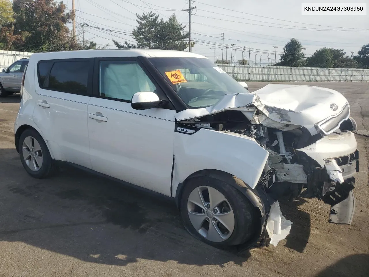 2016 Kia Soul VIN: KNDJN2A24G7303950 Lot: 71425274