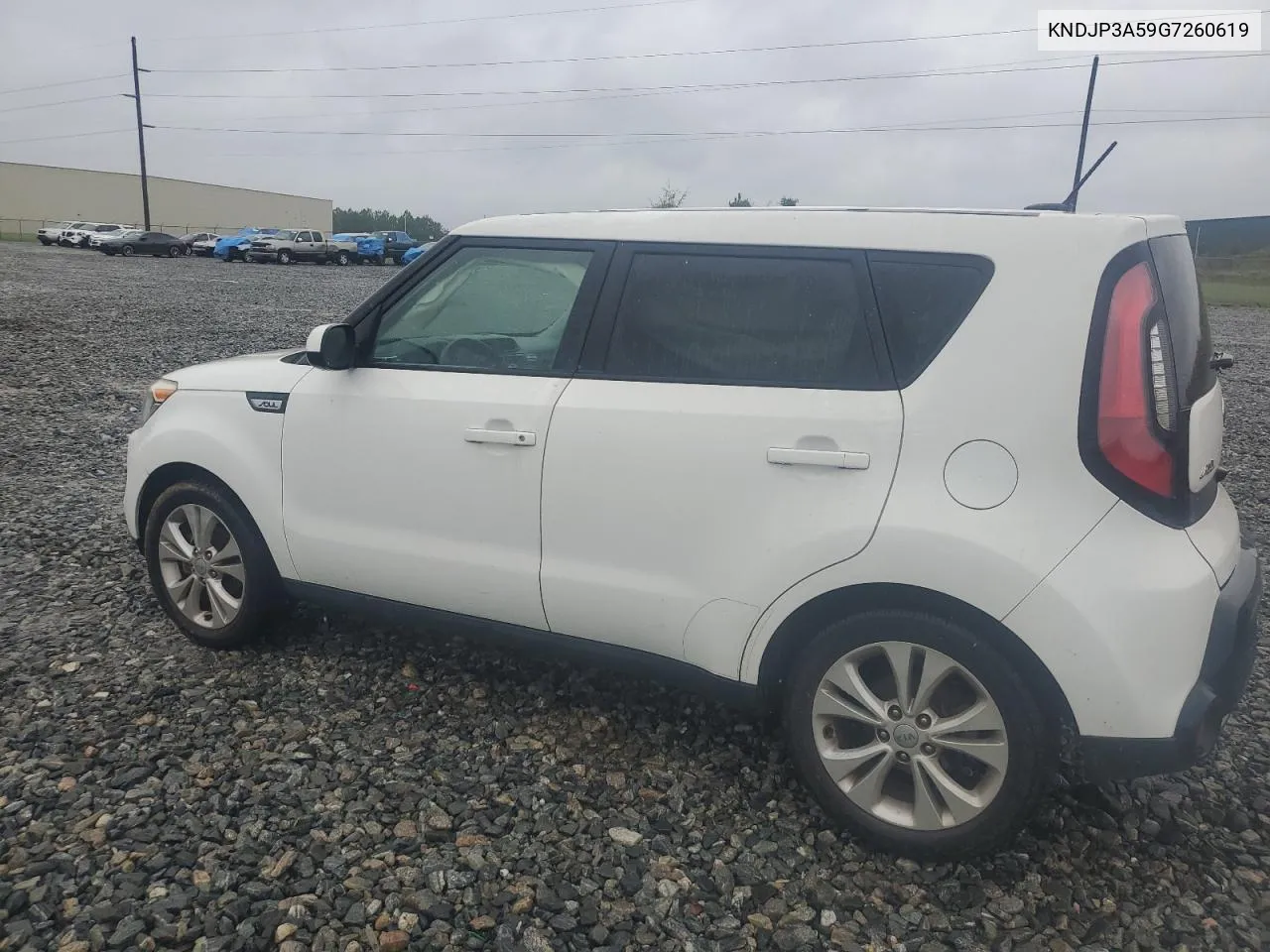 2016 Kia Soul + VIN: KNDJP3A59G7260619 Lot: 71492444