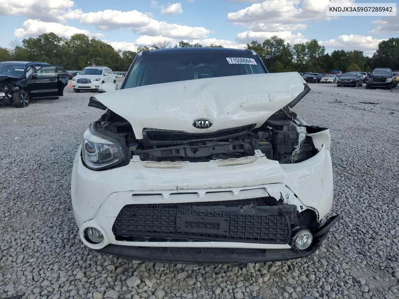 2016 Kia Soul ! VIN: KNDJX3A59G7285942 Lot: 71550664