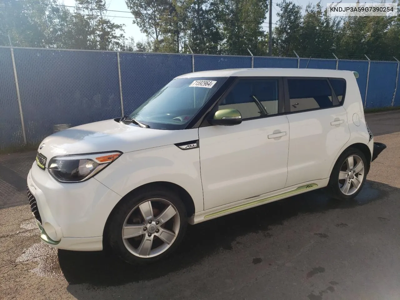 2016 Kia Soul + VIN: KNDJP3A59G7390254 Lot: 71592964