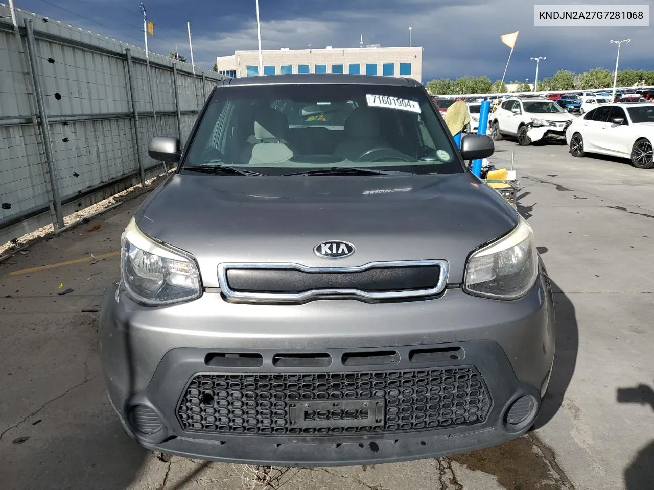 2016 Kia Soul VIN: KNDJN2A27G7281068 Lot: 71601904