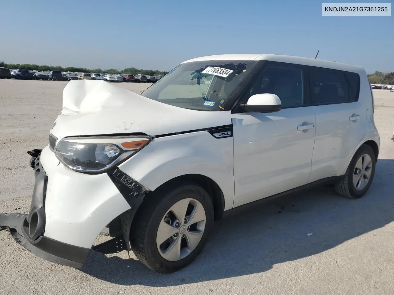 2016 Kia Soul VIN: KNDJN2A21G7361255 Lot: 71663504