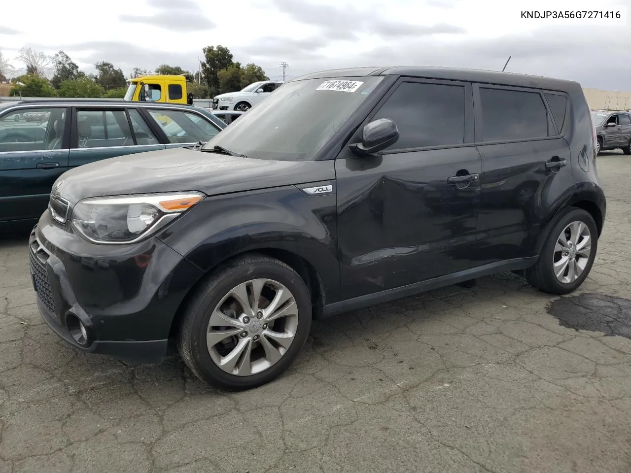 2016 Kia Soul + VIN: KNDJP3A56G7271416 Lot: 71674964