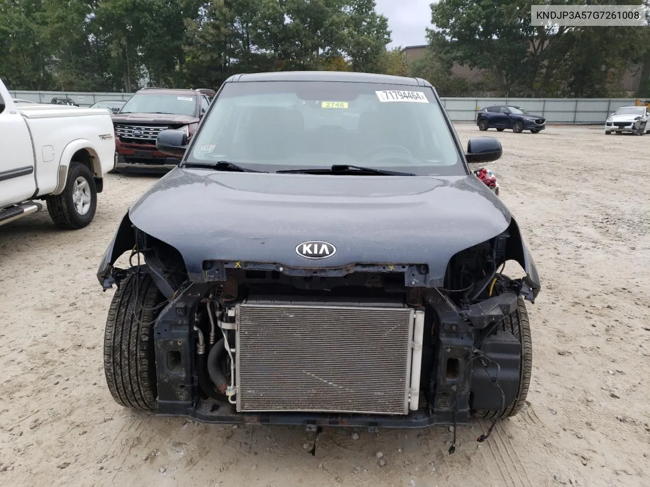 2016 Kia Soul + VIN: KNDJP3A57G7261008 Lot: 71794464