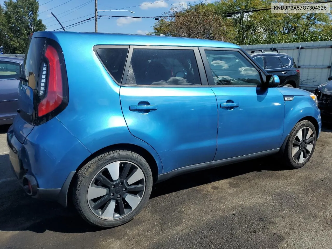 2016 Kia Soul + VIN: KNDJP3A57G7304326 Lot: 71827364