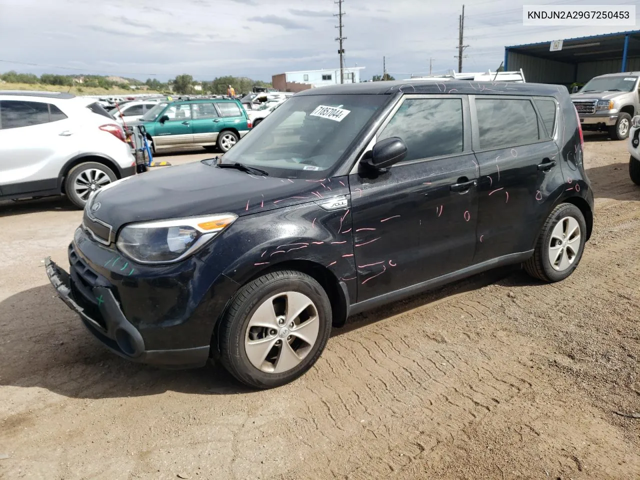 2016 Kia Soul VIN: KNDJN2A29G7250453 Lot: 71857044