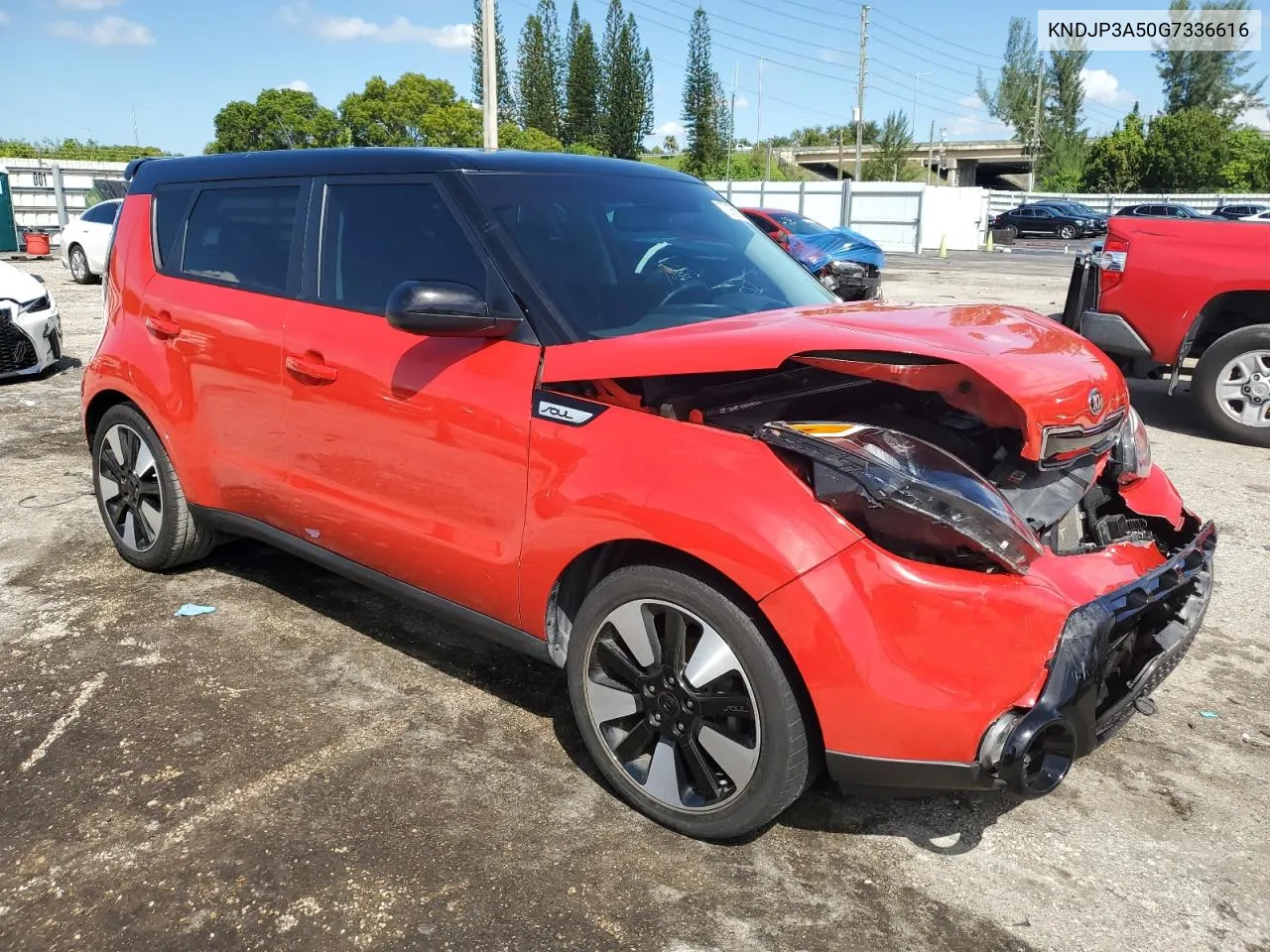 2016 Kia Soul + VIN: KNDJP3A50G7336616 Lot: 72165584