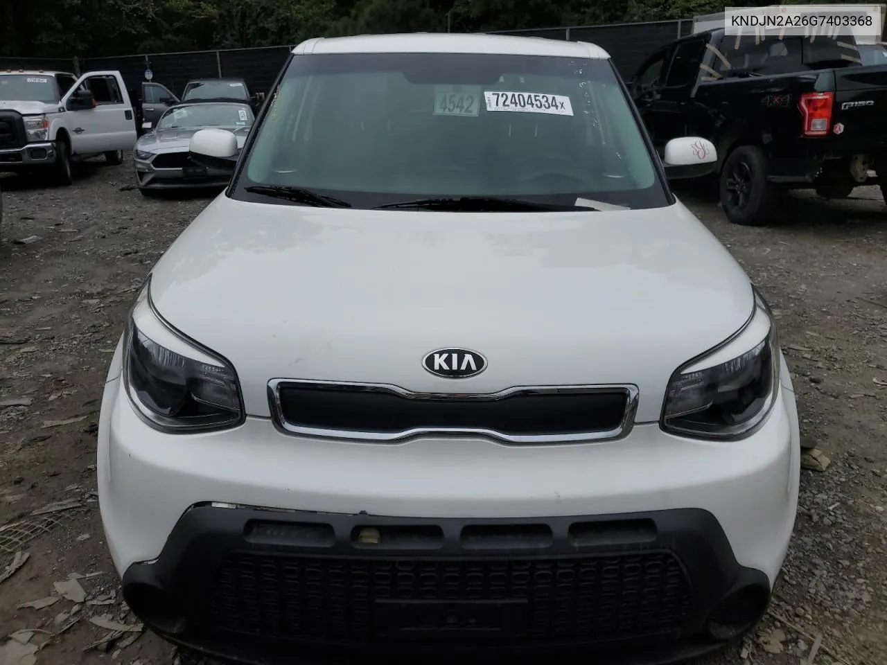 2016 Kia Soul VIN: KNDJN2A26G7403368 Lot: 72404534