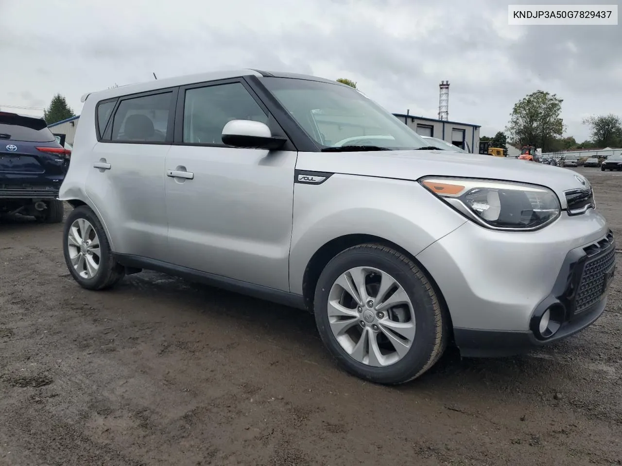 2016 Kia Soul + VIN: KNDJP3A50G7829437 Lot: 72512074