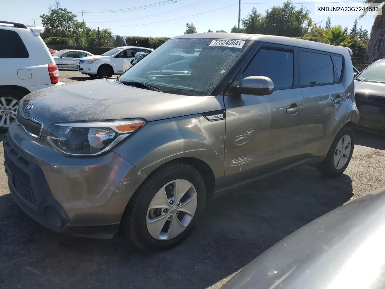 2016 Kia Soul VIN: KNDJN2A23G7244583 Lot: 72524564