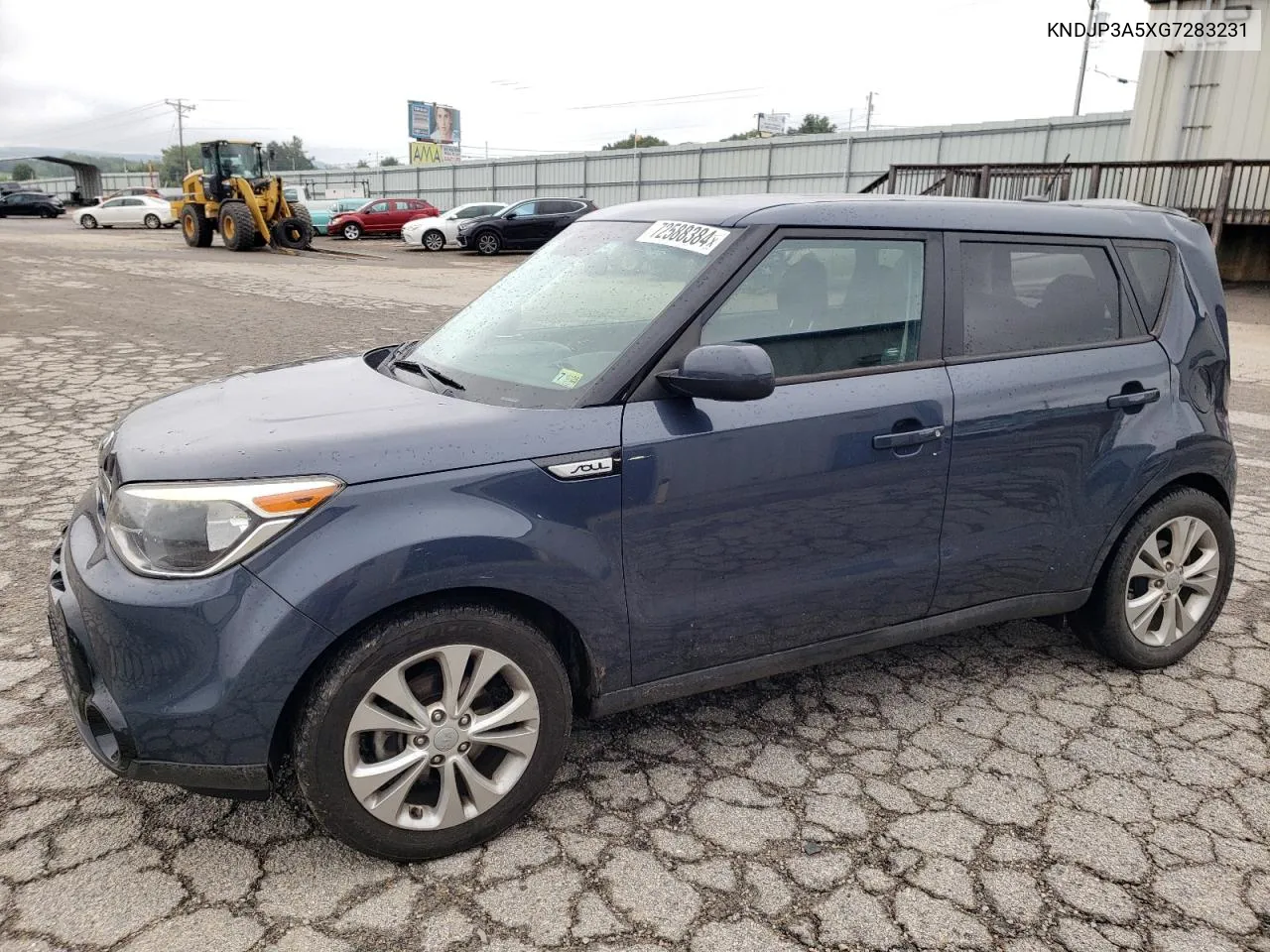 2016 Kia Soul + VIN: KNDJP3A5XG7283231 Lot: 72588384