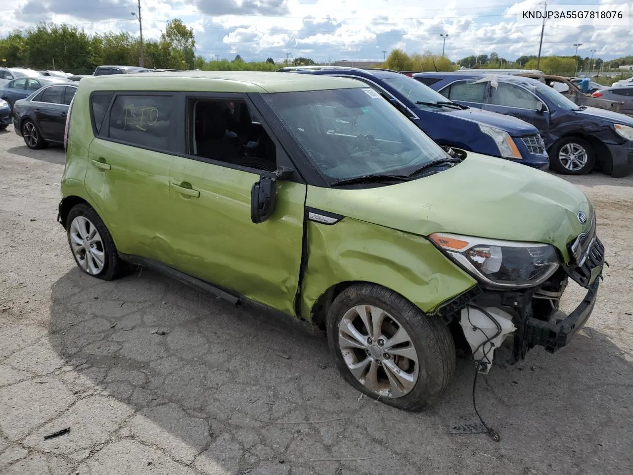 2016 Kia Soul + VIN: KNDJP3A55G7818076 Lot: 72604274