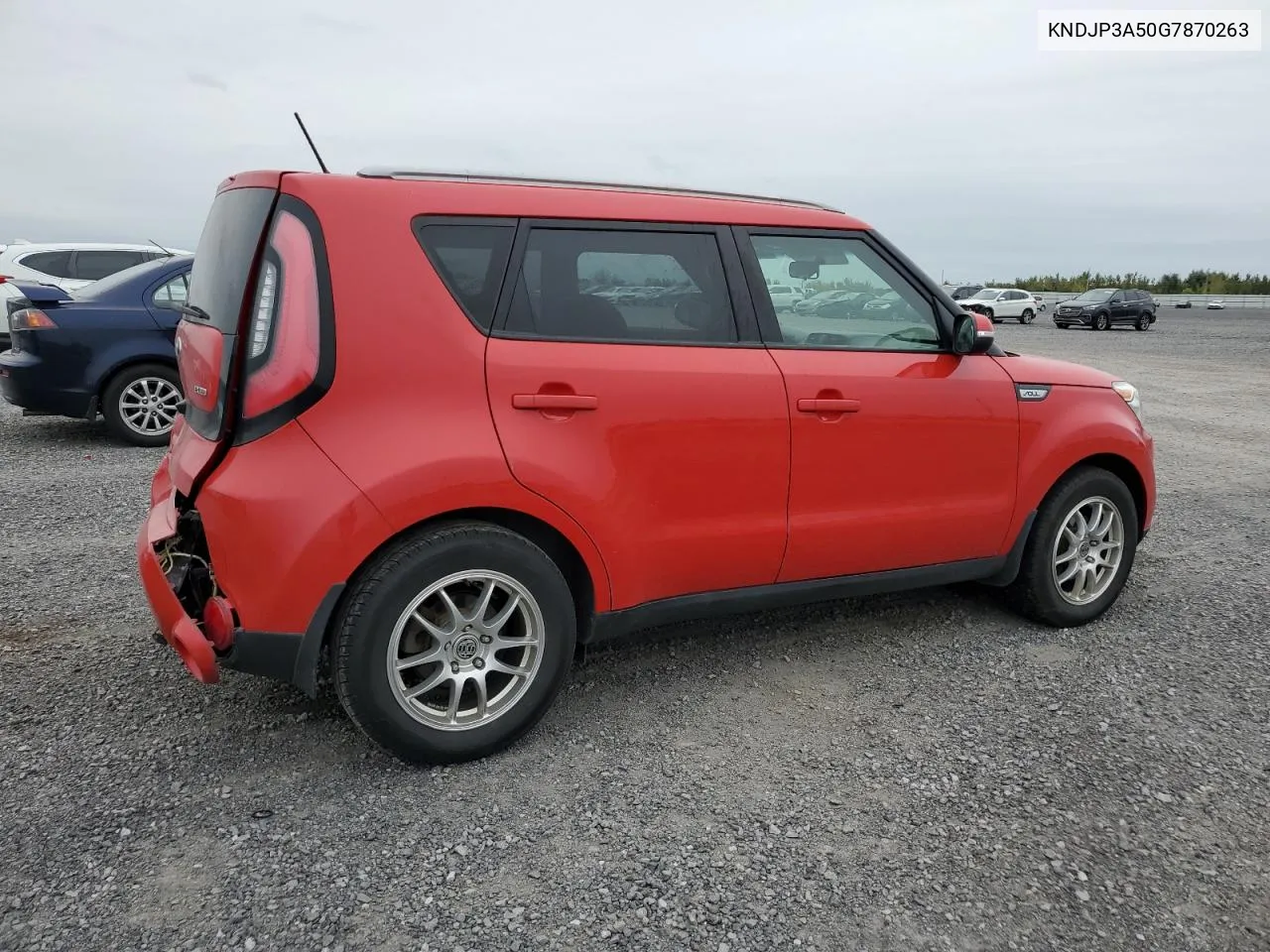 2016 Kia Soul + VIN: KNDJP3A50G7870263 Lot: 72774024