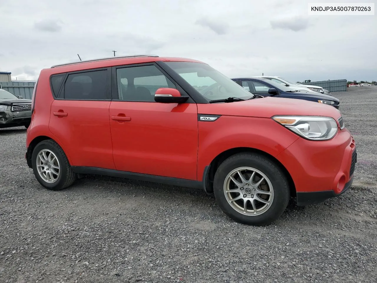 2016 Kia Soul + VIN: KNDJP3A50G7870263 Lot: 72774024