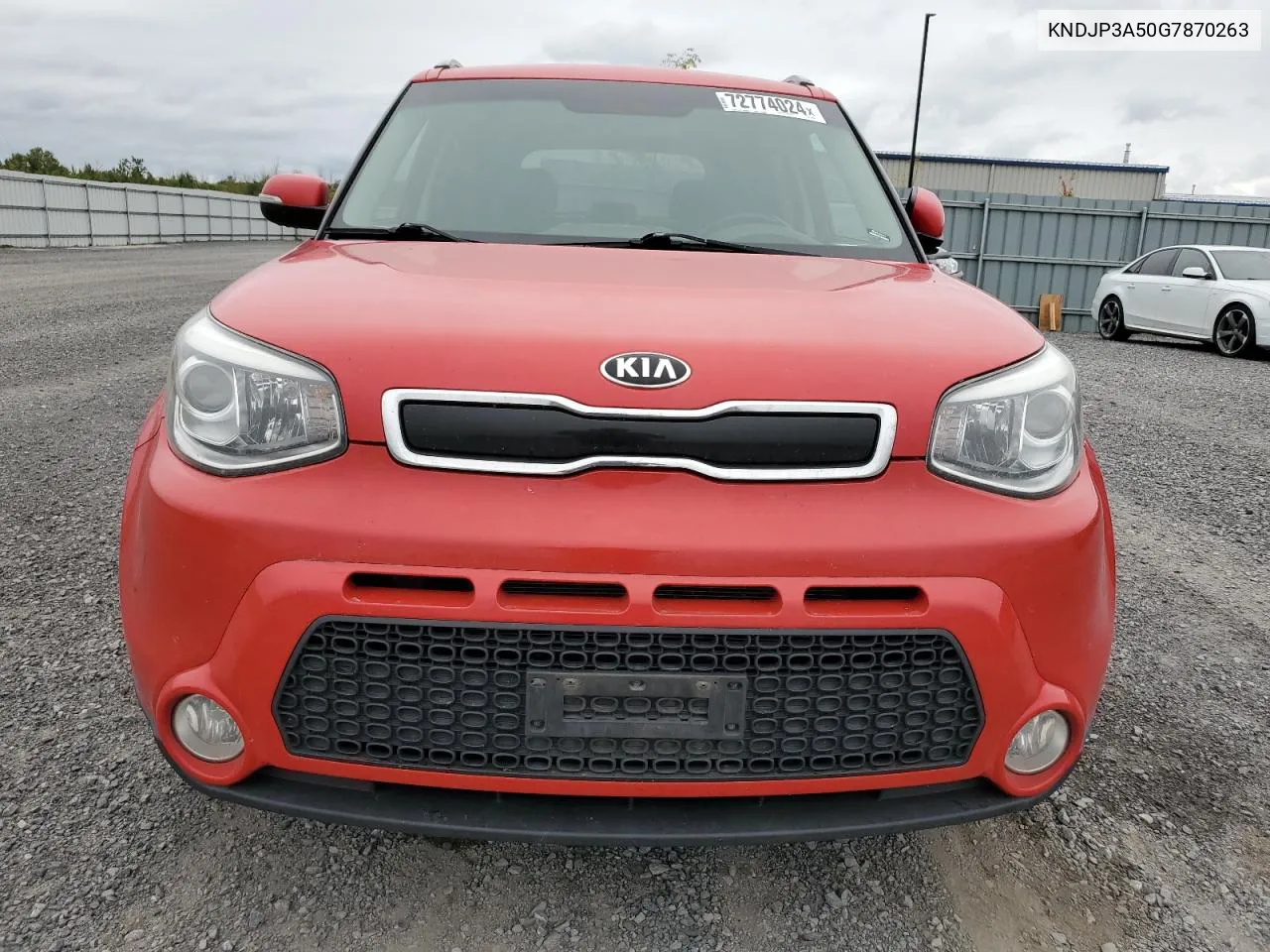 2016 Kia Soul + VIN: KNDJP3A50G7870263 Lot: 72774024