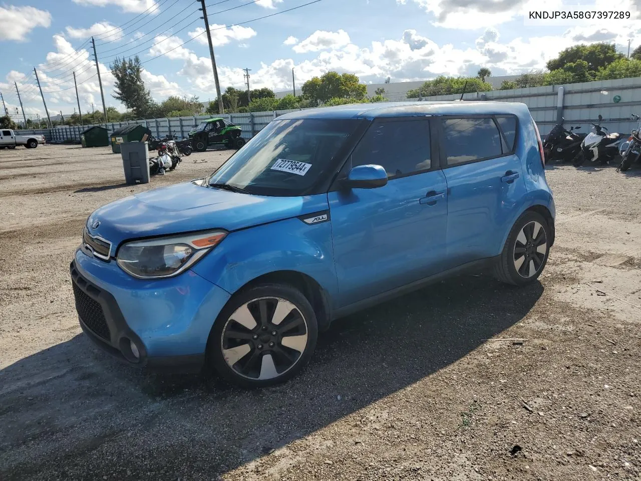 2016 Kia Soul + VIN: KNDJP3A58G7397289 Lot: 72779544