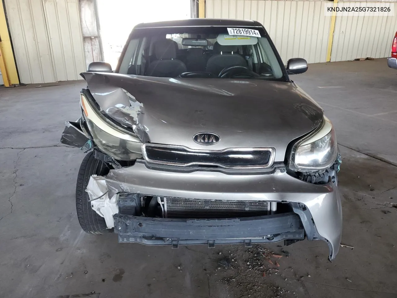 2016 Kia Soul VIN: KNDJN2A25G7321826 Lot: 72819914