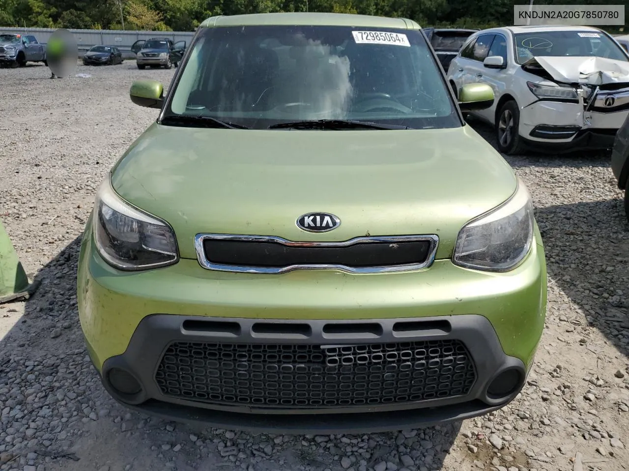 2016 Kia Soul VIN: KNDJN2A20G7850780 Lot: 72985064