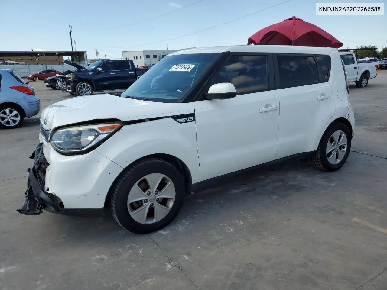 2016 Kia Soul VIN: KNDJN2A22G7266588 Lot: 73287924