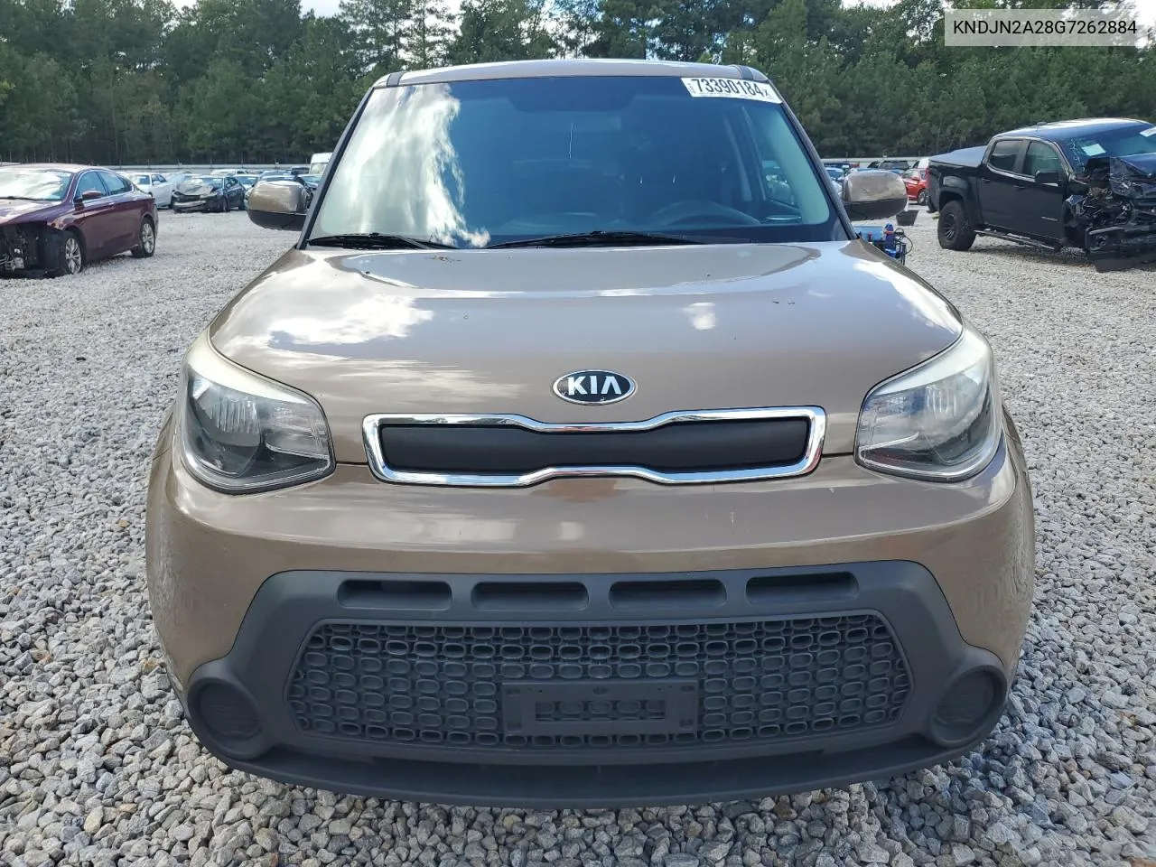 2016 Kia Soul VIN: KNDJN2A28G7262884 Lot: 73390184