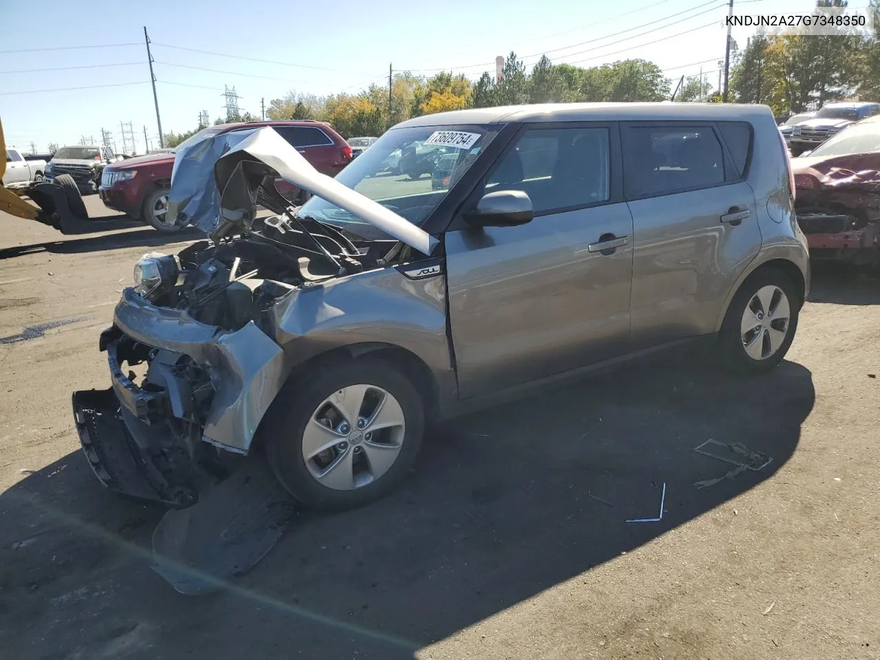 2016 Kia Soul VIN: KNDJN2A27G7348350 Lot: 73609754