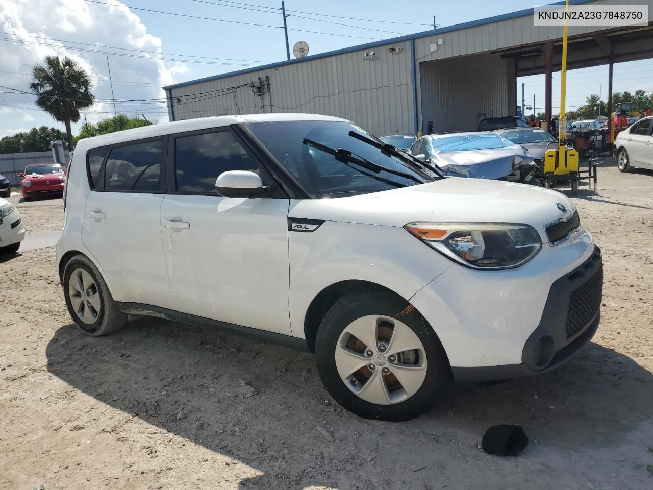 2016 Kia Soul VIN: KNDJN2A23G7848750 Lot: 73655454