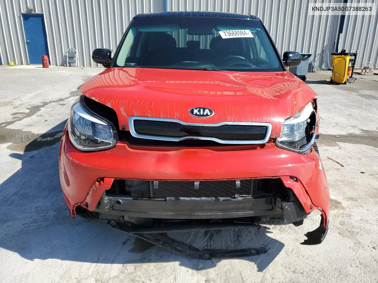 2016 Kia Soul + VIN: KNDJP3A50G7388263 Lot: 73668984