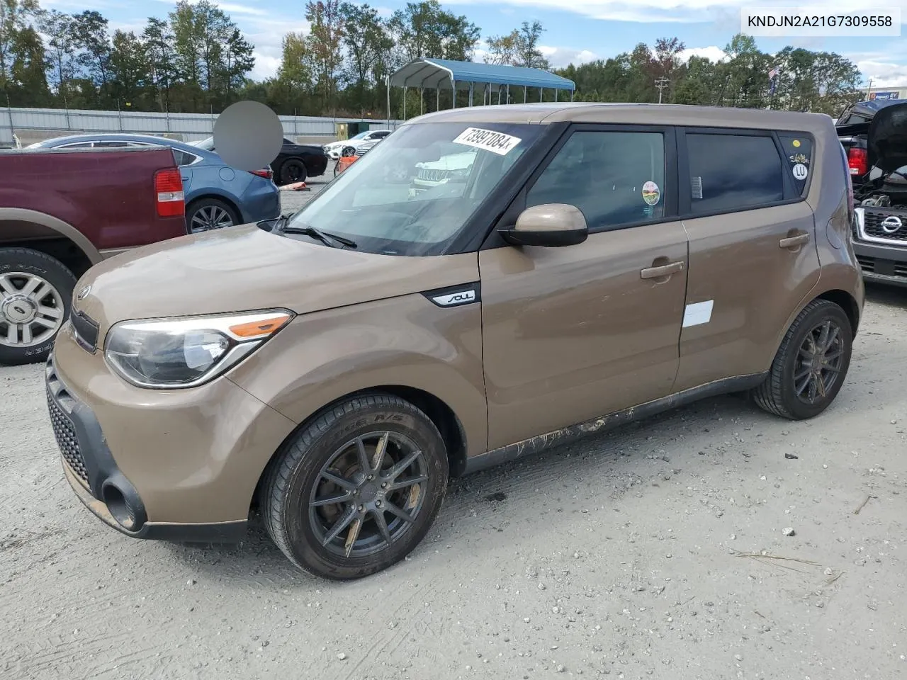 2016 Kia Soul VIN: KNDJN2A21G7309558 Lot: 73997084