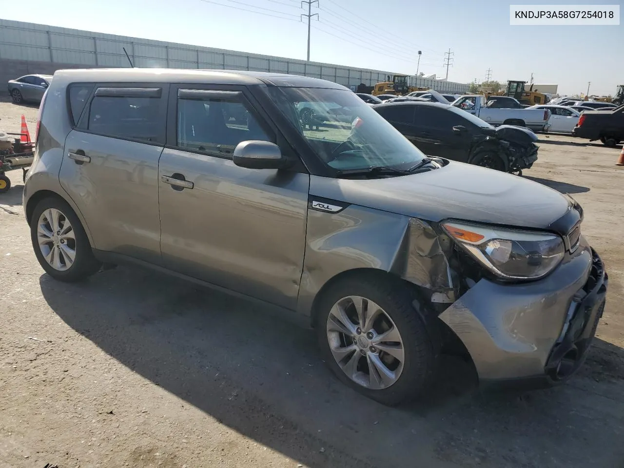 2016 Kia Soul + VIN: KNDJP3A58G7254018 Lot: 73999574