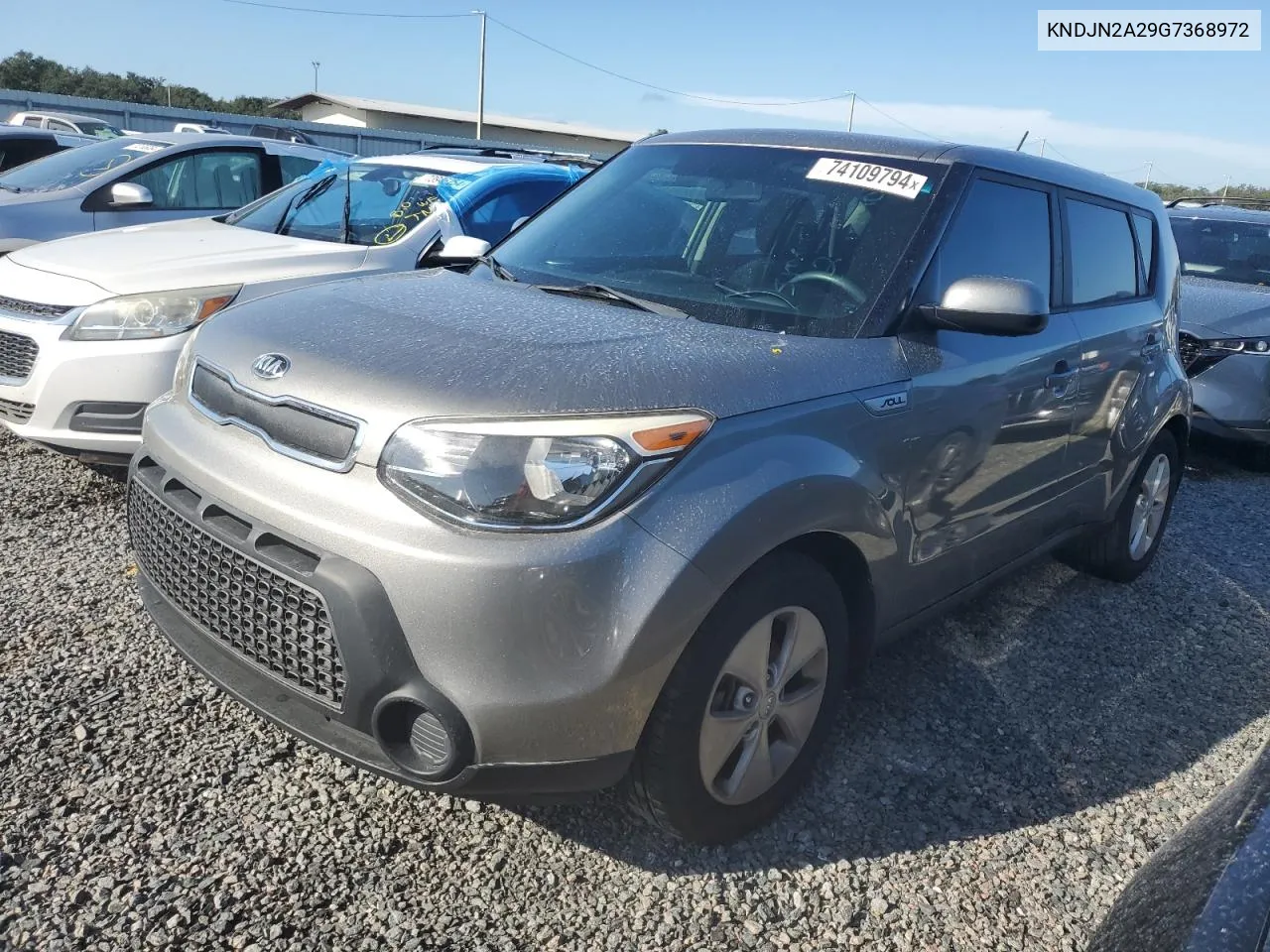 2016 Kia Soul VIN: KNDJN2A29G7368972 Lot: 74109794