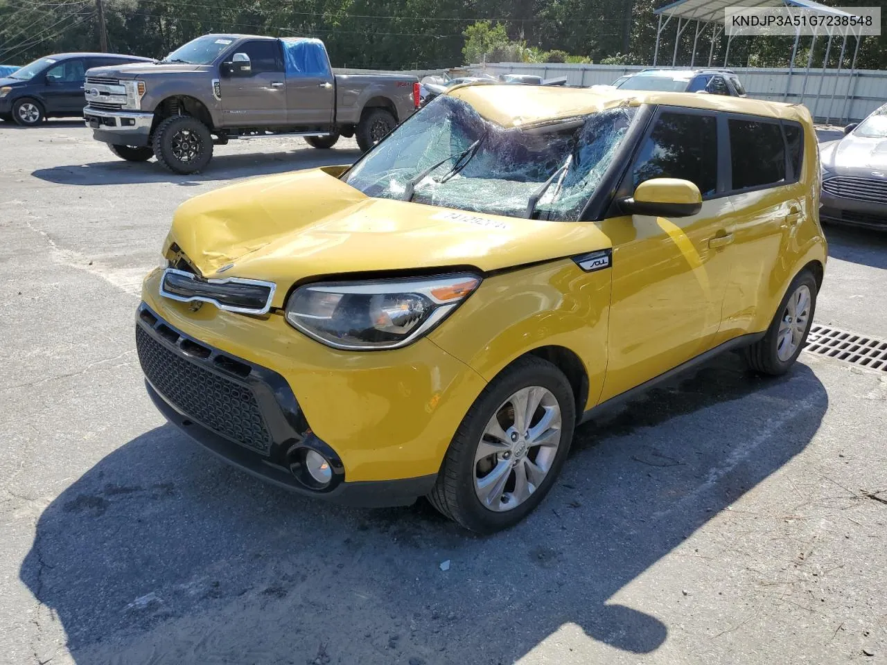 2016 Kia Soul + VIN: KNDJP3A51G7238548 Lot: 74129204