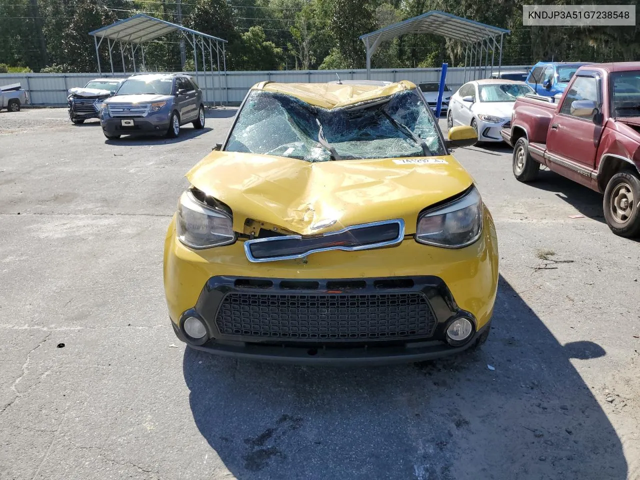 2016 Kia Soul + VIN: KNDJP3A51G7238548 Lot: 74129204