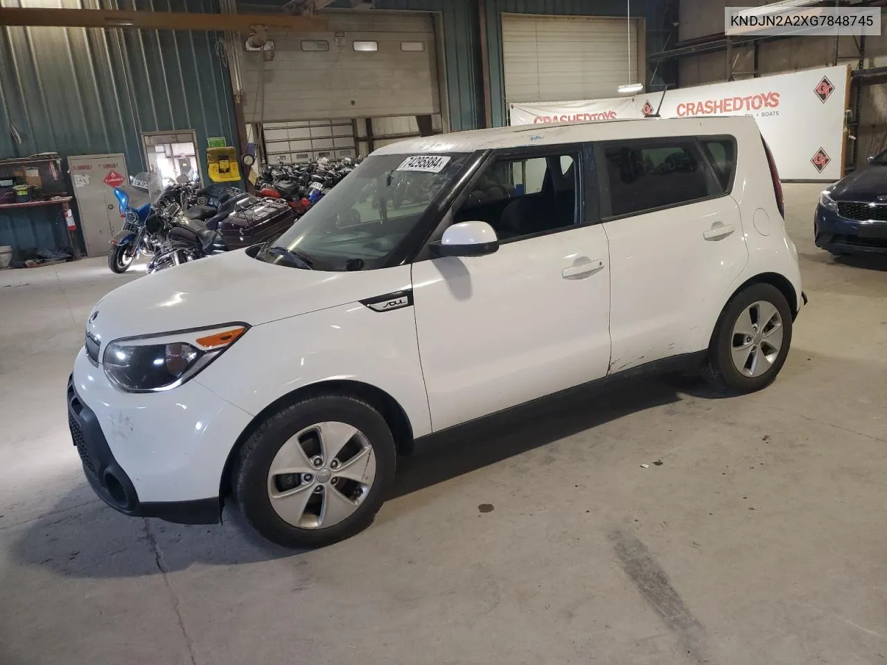 2016 Kia Soul VIN: KNDJN2A2XG7848745 Lot: 74295884