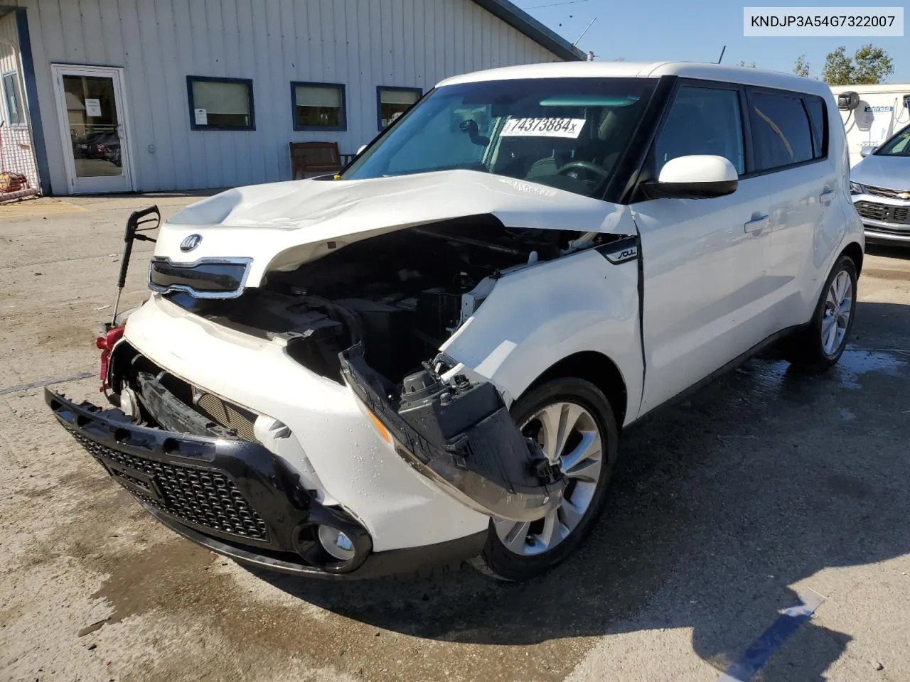 2016 Kia Soul + VIN: KNDJP3A54G7322007 Lot: 74373884