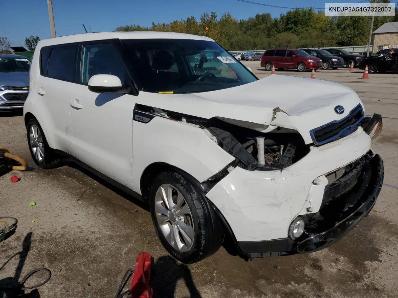 2016 Kia Soul + VIN: KNDJP3A54G7322007 Lot: 74373884