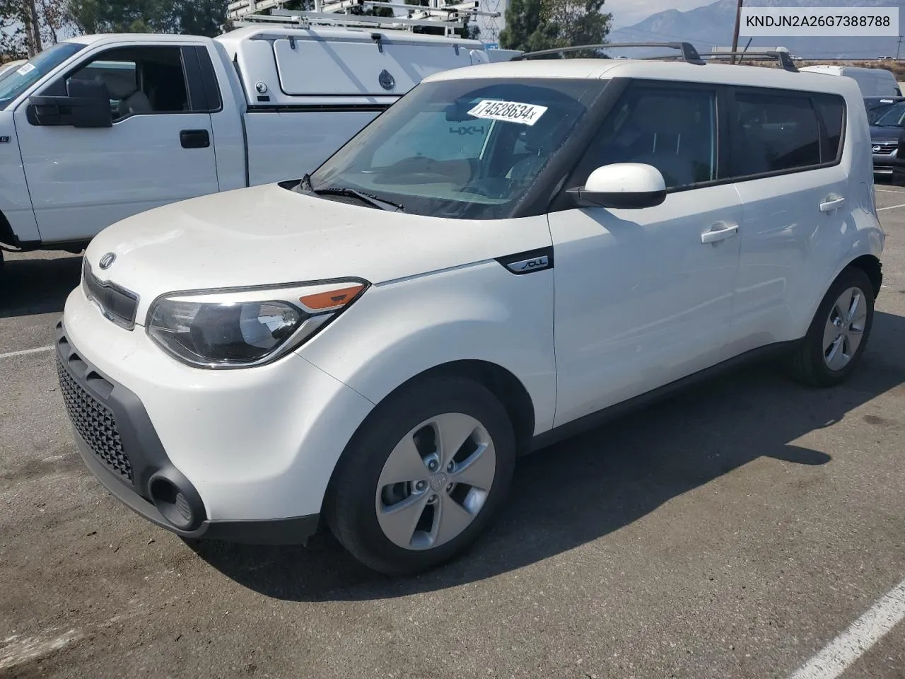 2016 Kia Soul VIN: KNDJN2A26G7388788 Lot: 74528634