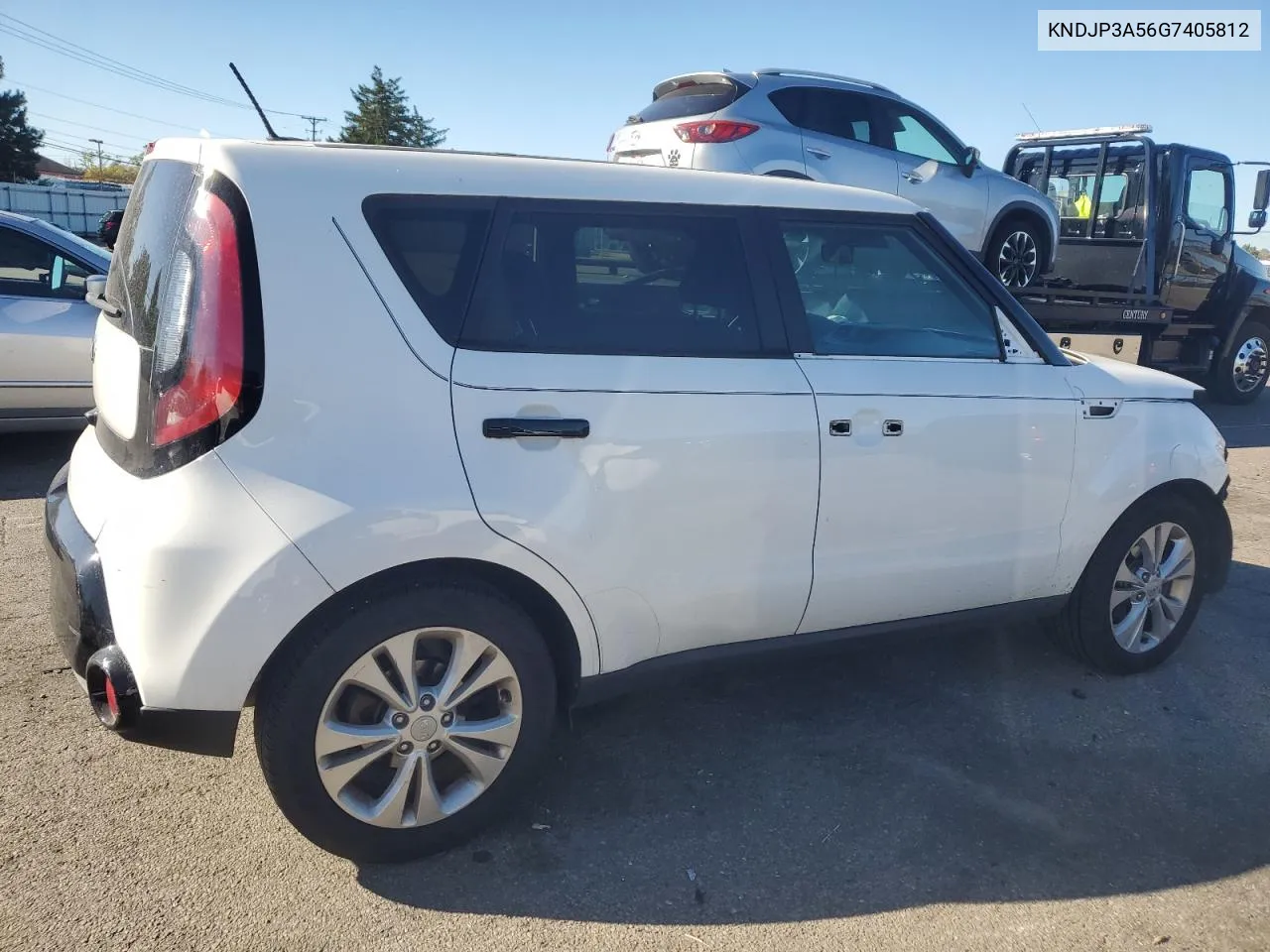 2016 Kia Soul + VIN: KNDJP3A56G7405812 Lot: 74854244