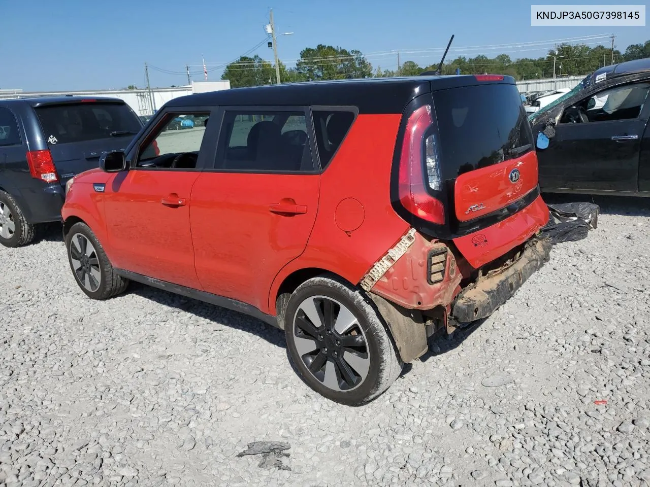 2016 Kia Soul + VIN: KNDJP3A50G7398145 Lot: 74892754