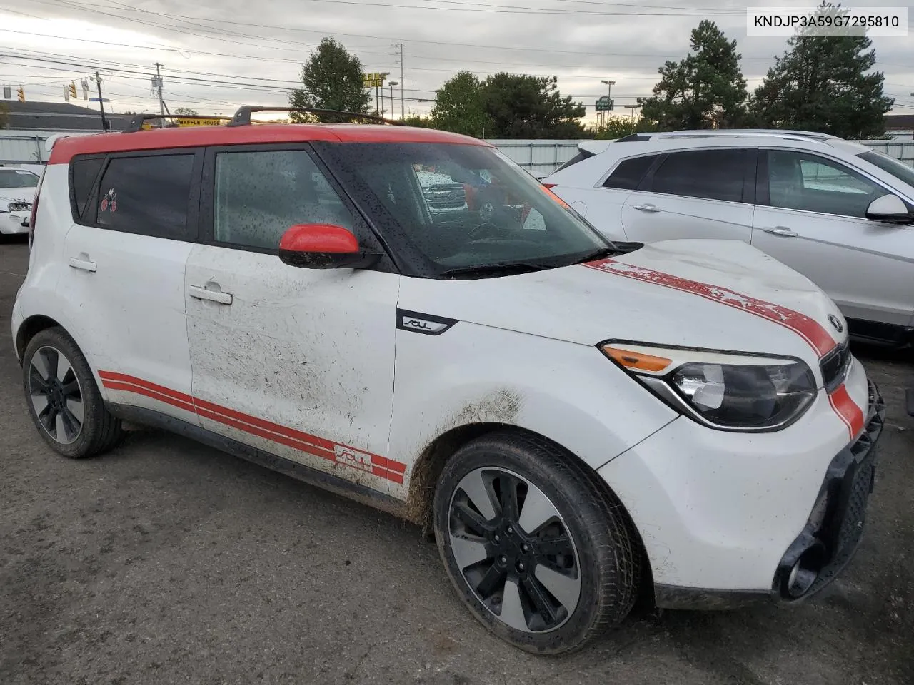 2016 Kia Soul + VIN: KNDJP3A59G7295810 Lot: 75046874