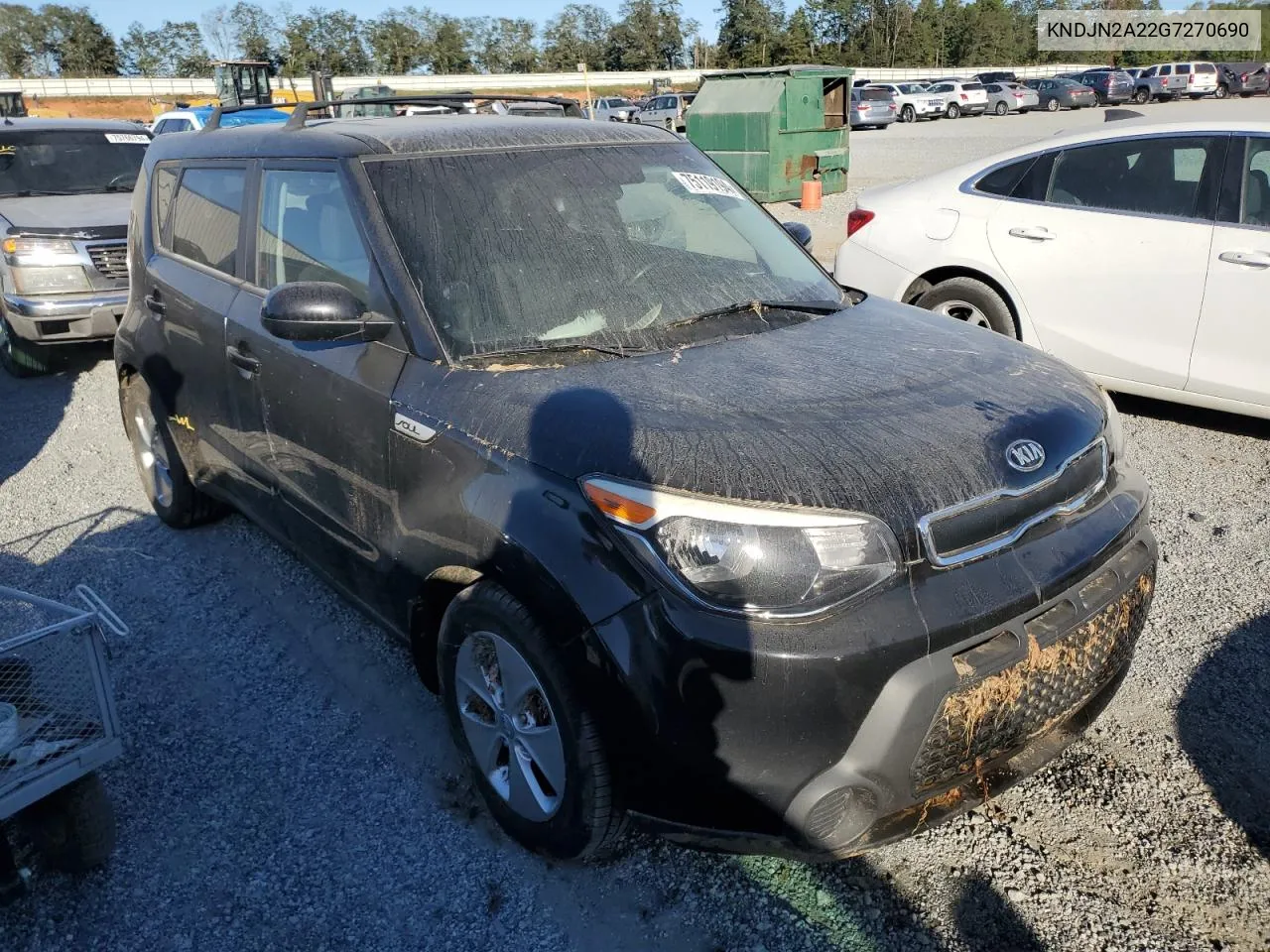 2016 Kia Soul VIN: KNDJN2A22G7270690 Lot: 75119194