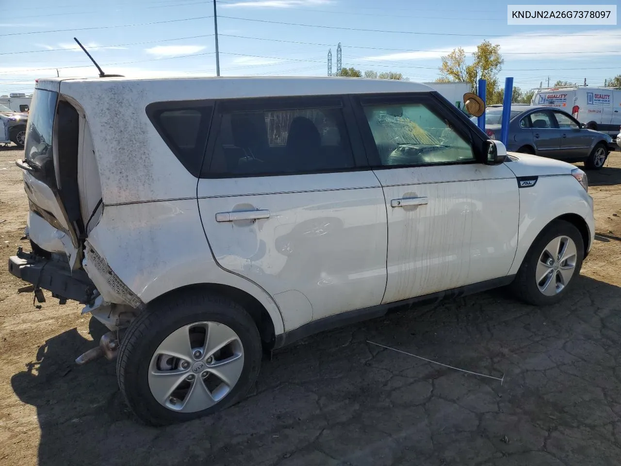 2016 Kia Soul VIN: KNDJN2A26G7378097 Lot: 75233404