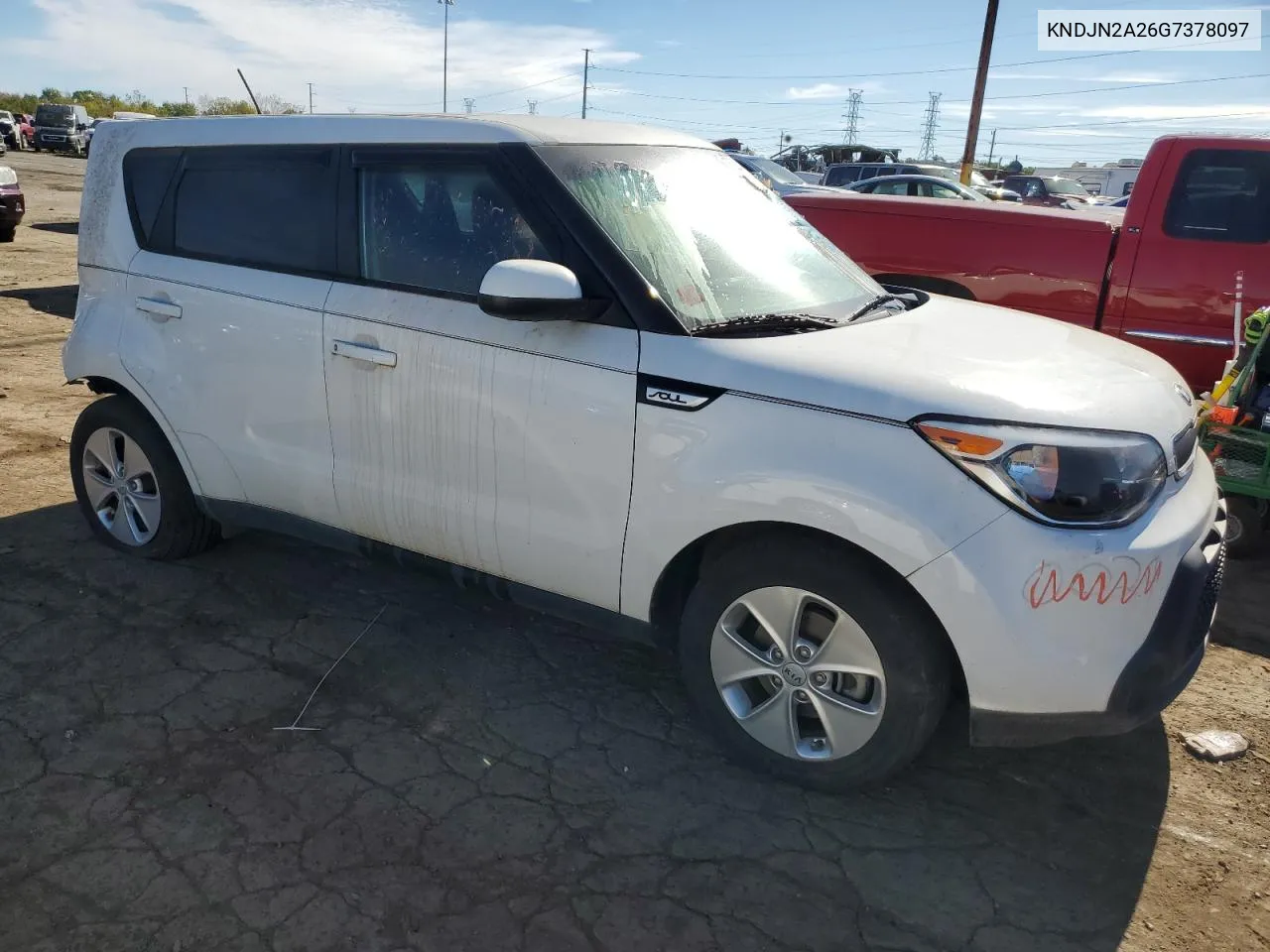 2016 Kia Soul VIN: KNDJN2A26G7378097 Lot: 75233404