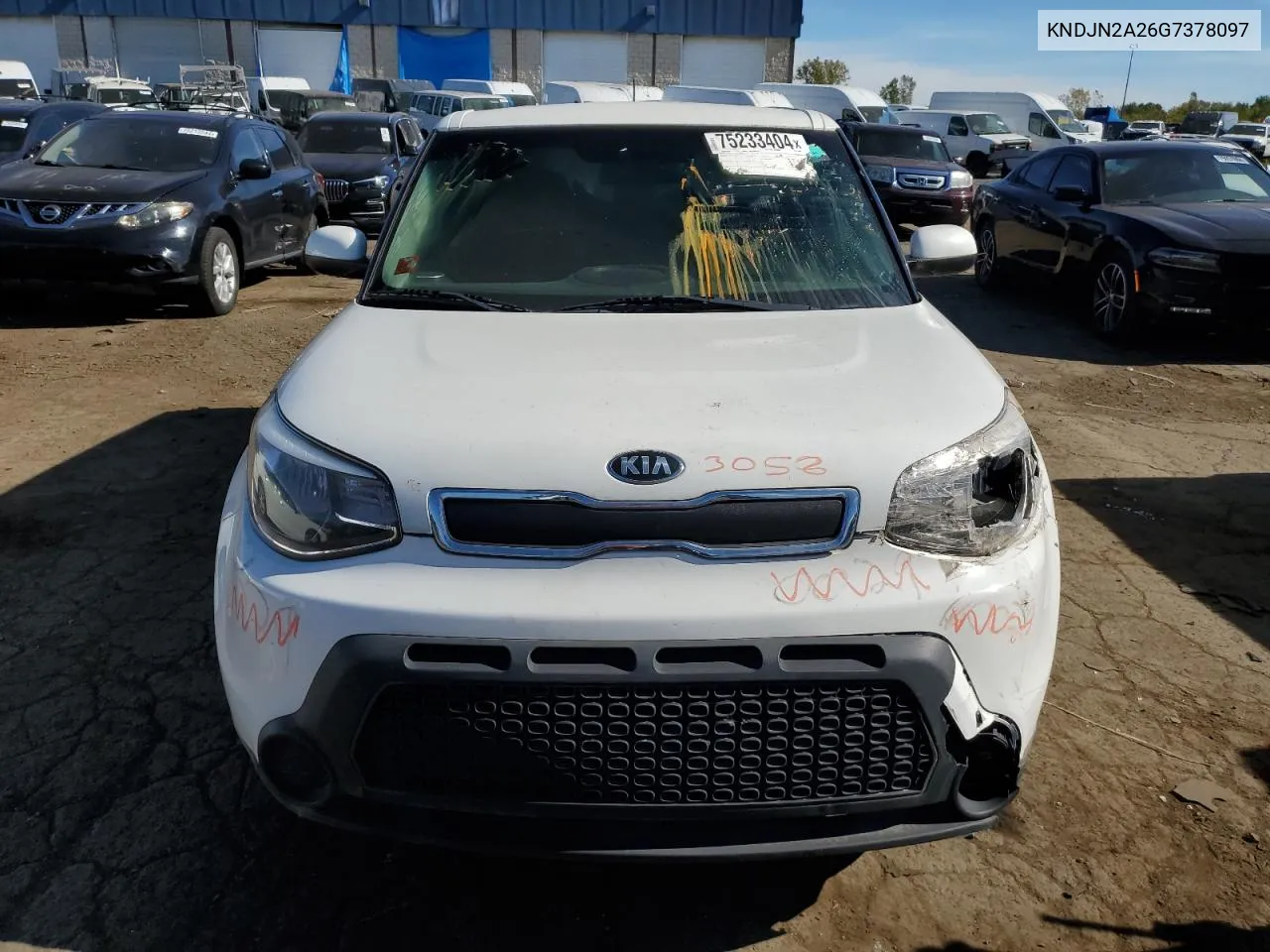 2016 Kia Soul VIN: KNDJN2A26G7378097 Lot: 75233404