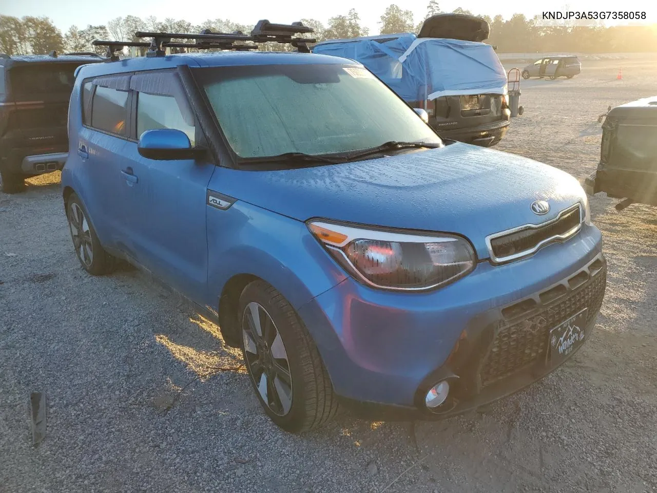 2016 Kia Soul + VIN: KNDJP3A53G7358058 Lot: 75688334