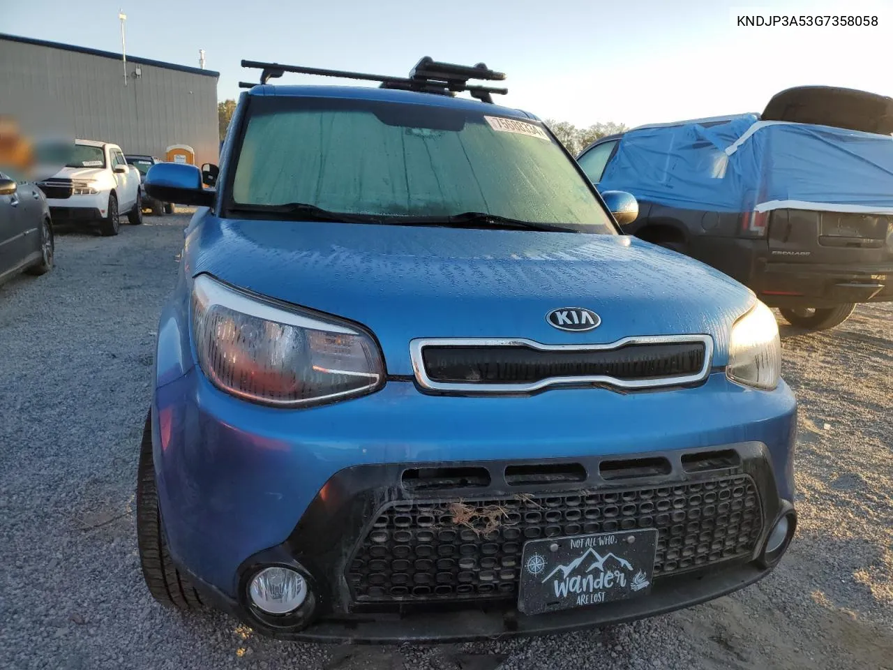 2016 Kia Soul + VIN: KNDJP3A53G7358058 Lot: 75688334